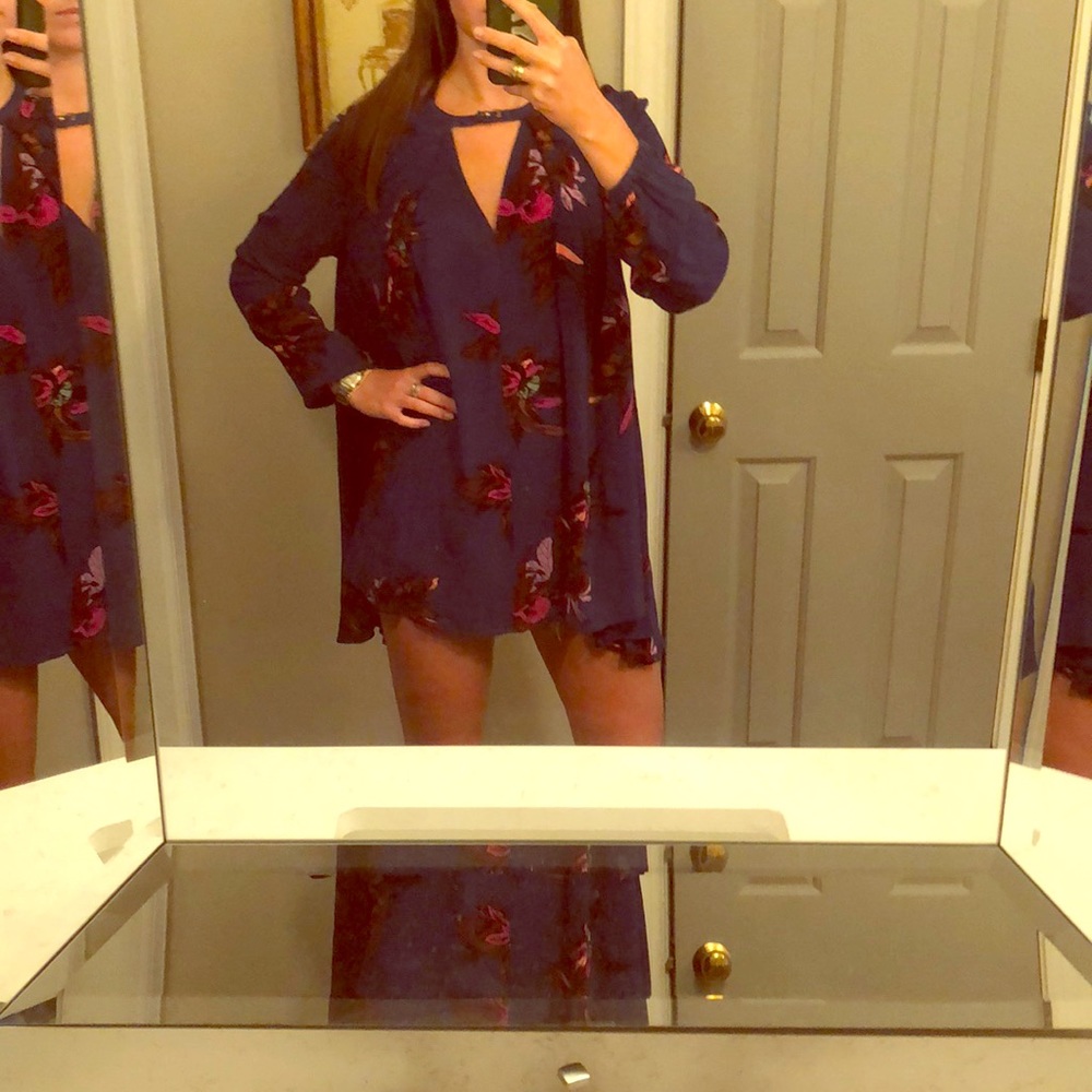 Free People Floral Tunic